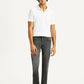 Men's 513 Grey Slim Straight Fit Mid Rise Jeans - Front View