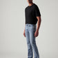 Men's 513 Light Blue Slim Straight Fit Mid Rise Jeans - Side View