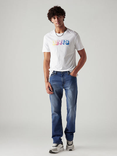 levi's Men's 513 Blue Slim Straight Fit Mid Rise Jeans-picture-33