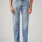 Men's 513 Light Blue Slim Straight Fit Mid Rise Jeans - Front View