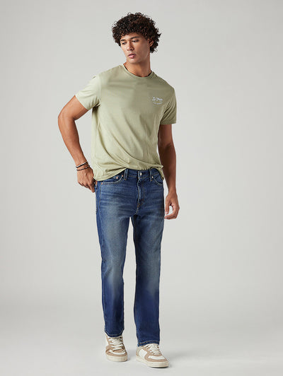 levi's Men's 513 Blue Slim Straight Fit Mid Rise Jeans-picture-35