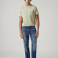 Men's 513 Blue Slim Straight Fit Mid Rise Jeans - Front View