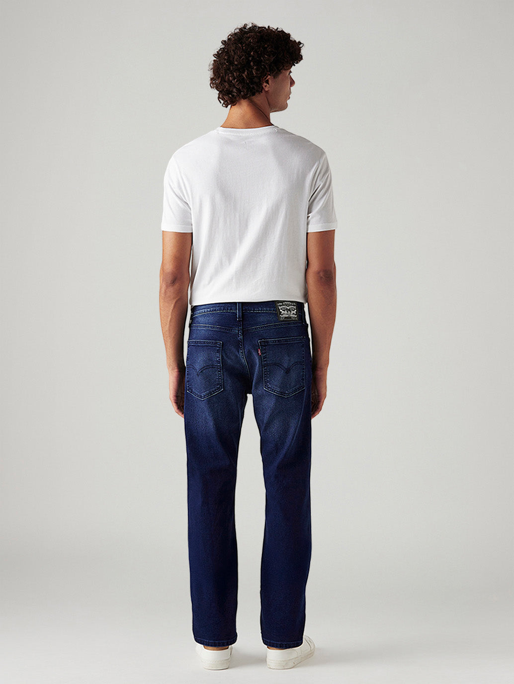 Men's 513 Dark Indigo Slim Straight Fit Mid Rise Jeans - Back View