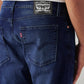 Men's 513 Dark Blue Slim Straight Fit Mid Rise Jeans - Detail View