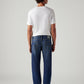 Men's 513 Dark Blue Slim Straight Fit Mid Rise Jeans - Back View