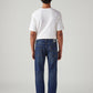 Men's 513 Blue Slim Straight Fit Mid Rise Tinted Jeans - Back View