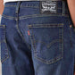 Men's 513 Blue Slim Straight Fit Mid Rise Tinted Jeans - Detail View
