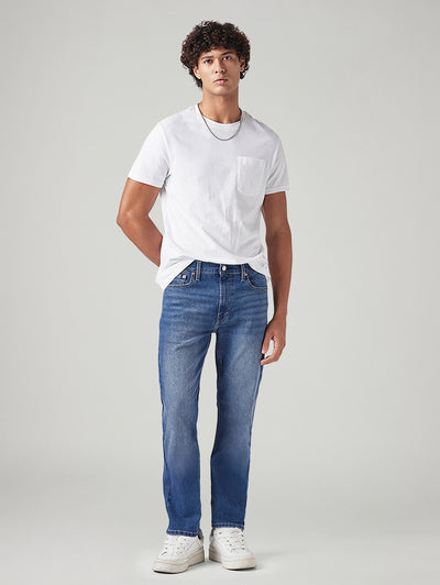 levi's Men's 513 Med Indigo Slim Straight Fit Mid Rise Jeans-picture-24