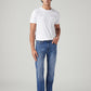 Men's 513 Med Indigo Slim Straight Fit Mid Rise Jeans - Front View