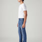 Men's 513 Med Indigo Slim Straight Fit Mid Rise Jeans - Side View