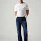 Men's 513 Dark Blue Slim Straight Fit Mid Rise Jeans - Styleshot View