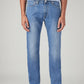 Men's 513 Light Blue Slim Straight Fit Mid Rise Jeans - Front View