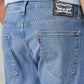 Men's 513 Light Blue Slim Straight Fit Mid Rise Jeans - Detail View