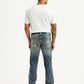 Men's Tinted 513 Blue Slim Tapered Fit Mid Rise Jeans - Back View