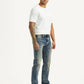 Men's Tinted 513 Blue Slim Tapered Fit Mid Rise Jeans - Side View
