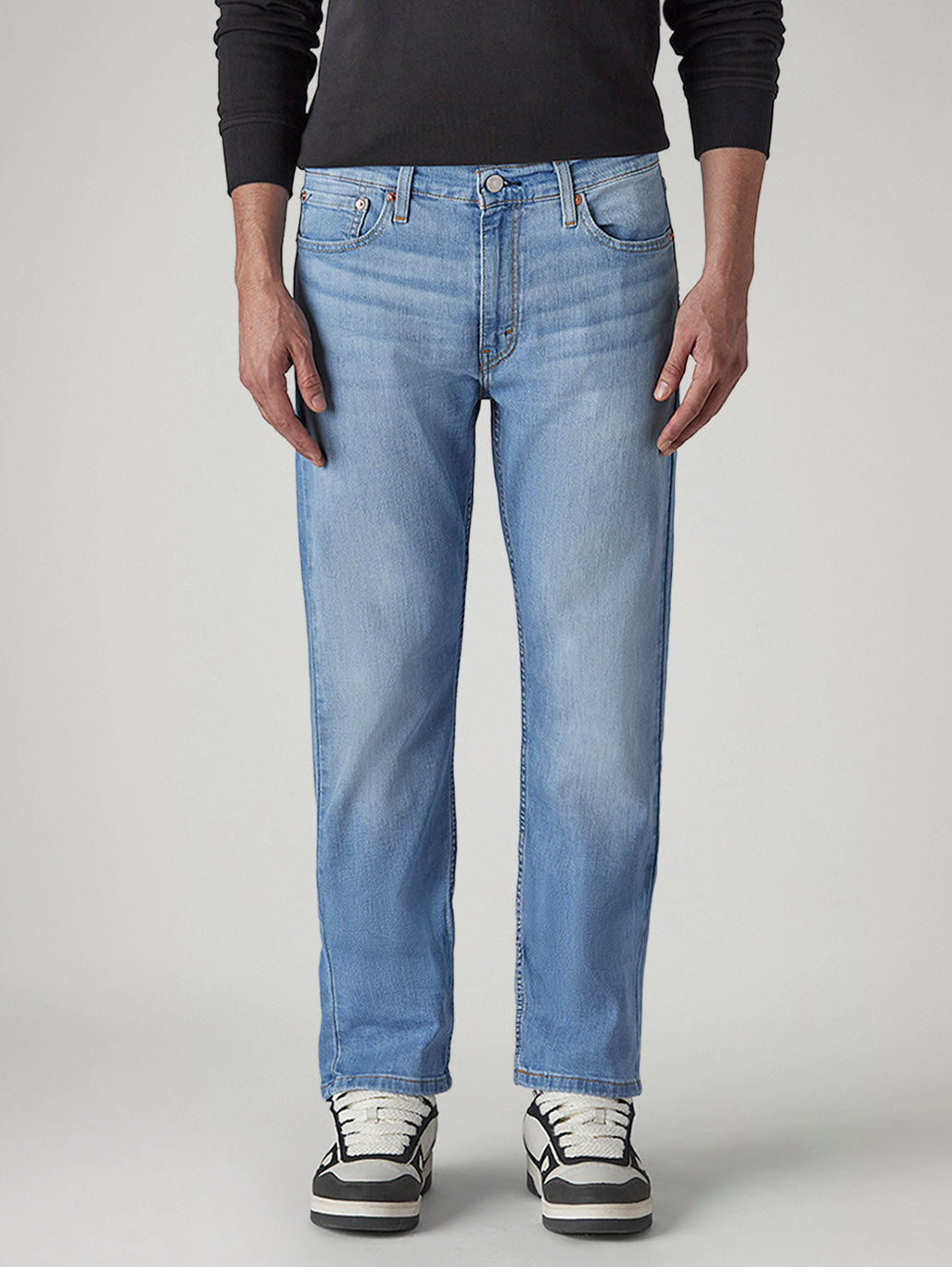 Men's 513 Light Indigo Slim Straight Fit Mid Rise Jeans - Front View