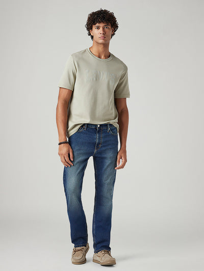 levi's Men's 513 Blue Slim Straight Fit Mid Rise Jeans-picture-34