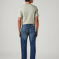 Men's 513 Blue Slim Straight Fit Mid Rise Jeans - Back View