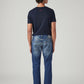 Men's 513 Blue Slim Straight Fit Mid Rise Tinted Jeans - Back View