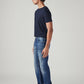 Men's 513 Blue Slim Straight Fit Mid Rise Tinted Jeans - Side View