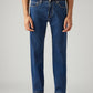 Men's 513 Blue Slim Straight Fit Mid Rise Jeans - Front View