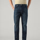 Men's 513 Dark Blue Slim Straight Fit Mid Rise Jeans - 02 View