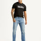 Men's 513 Light Blue Slim Tapered Fit Mid Rise Jeans - Styleshot View