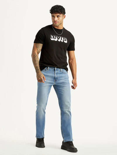 levi's Men's 513 Light Blue Slim Tapered Fit Mid Rise Jeans-picture-27