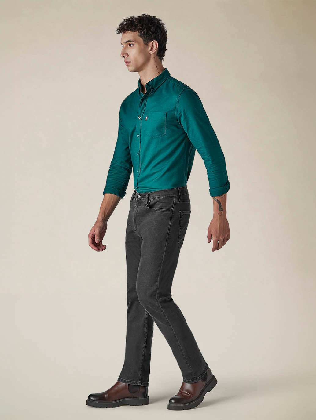 Men's 513 Mid Rise Slim Straight Fit Cotton Stretch Blend Jeans - cc61d2e0-9fd7-4296-b787-8be7a56c6817 View
