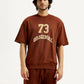 Men's Printed Round Neck Sweatshirt - Front View