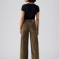 Levi's® Women's Corduroy 728 High Rise Wide-Leg Pants - Back View