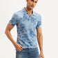 Men's Abstract Dyed Slim Fit Polo T-shirt - 1dfc26f0-1295-43fb-96a7-858b696f7757 View