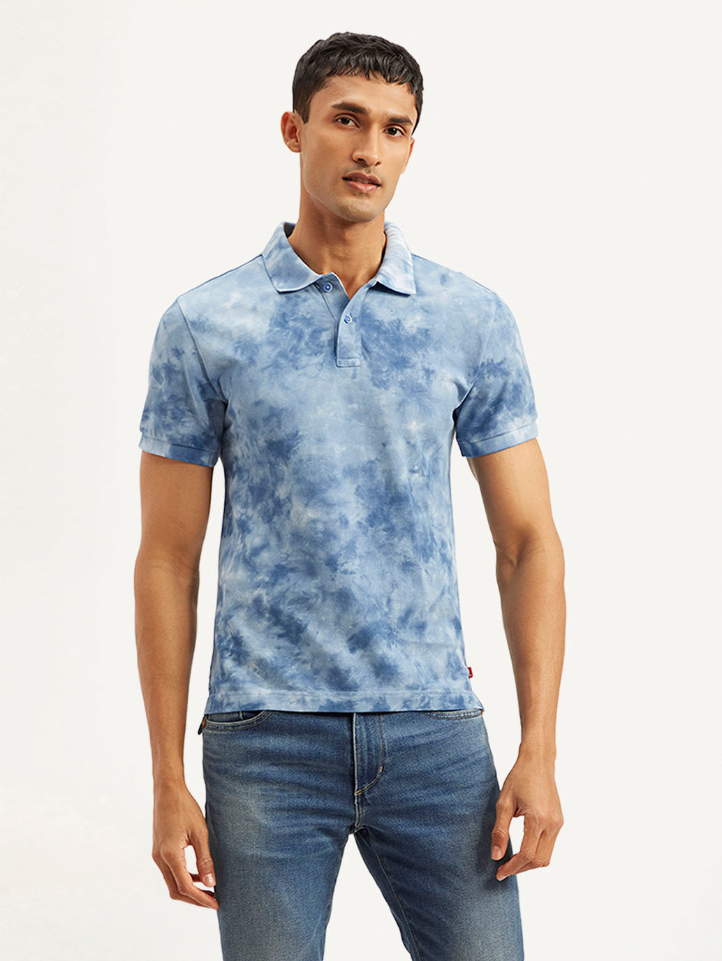 Men's Abstract Dyed Slim Fit Polo T-shirt – Levis India Store