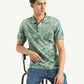 Men's Abstract Dyed Slim Fit Polo T-shirt - ea9d5919-1879-47a0-904c-22365b214f62 View