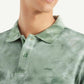 Men's Abstract Dyed Slim Fit Polo T-shirt - a6bda566-59e9-4303-a6da-7c5788629d1a View