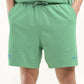 Men's Solid Green Crew Neck Co-ord Set - Detail View