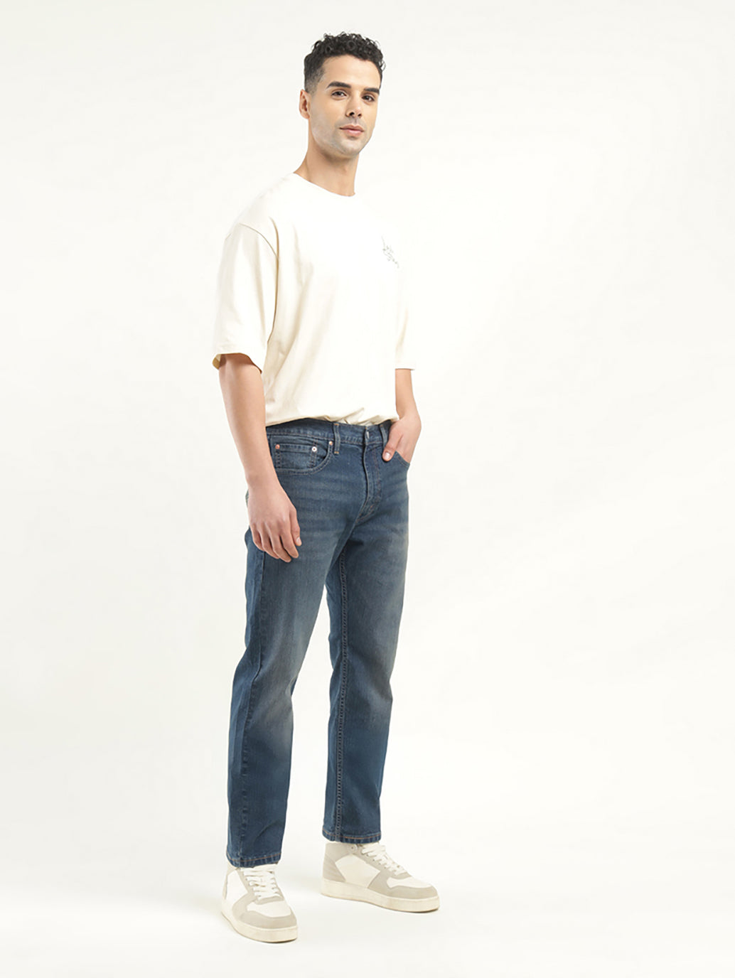 Men's 550 Relaxed Tapered Fit Indigo Jeans