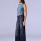 Women's 318 Dark Indigo Shaping Wide Leg Fit Mid Rise Redloop Jeans - 1117047e-5eec-4066-913c-d01a40231230 View