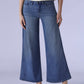 Women's 318 Shaping Wide Leg Fit Mid Rise Redloop Jeans - Front View