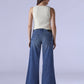 Women's 318 Shaping Wide Leg Fit Mid Rise Redloop Jeans - Back View