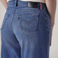 Women's 318 Shaping Wide Leg Fit Mid Rise Redloop Jeans - 20 View