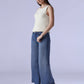 Women's 318 Shaping Wide Leg Fit Mid Rise Redloop Jeans - Side View