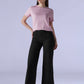 Women's 318 Black Wide Leg Fit Mid Rise Redloop Jeans - d129c747-ab0c-43ba-8acb-0742c1a77ec8 View