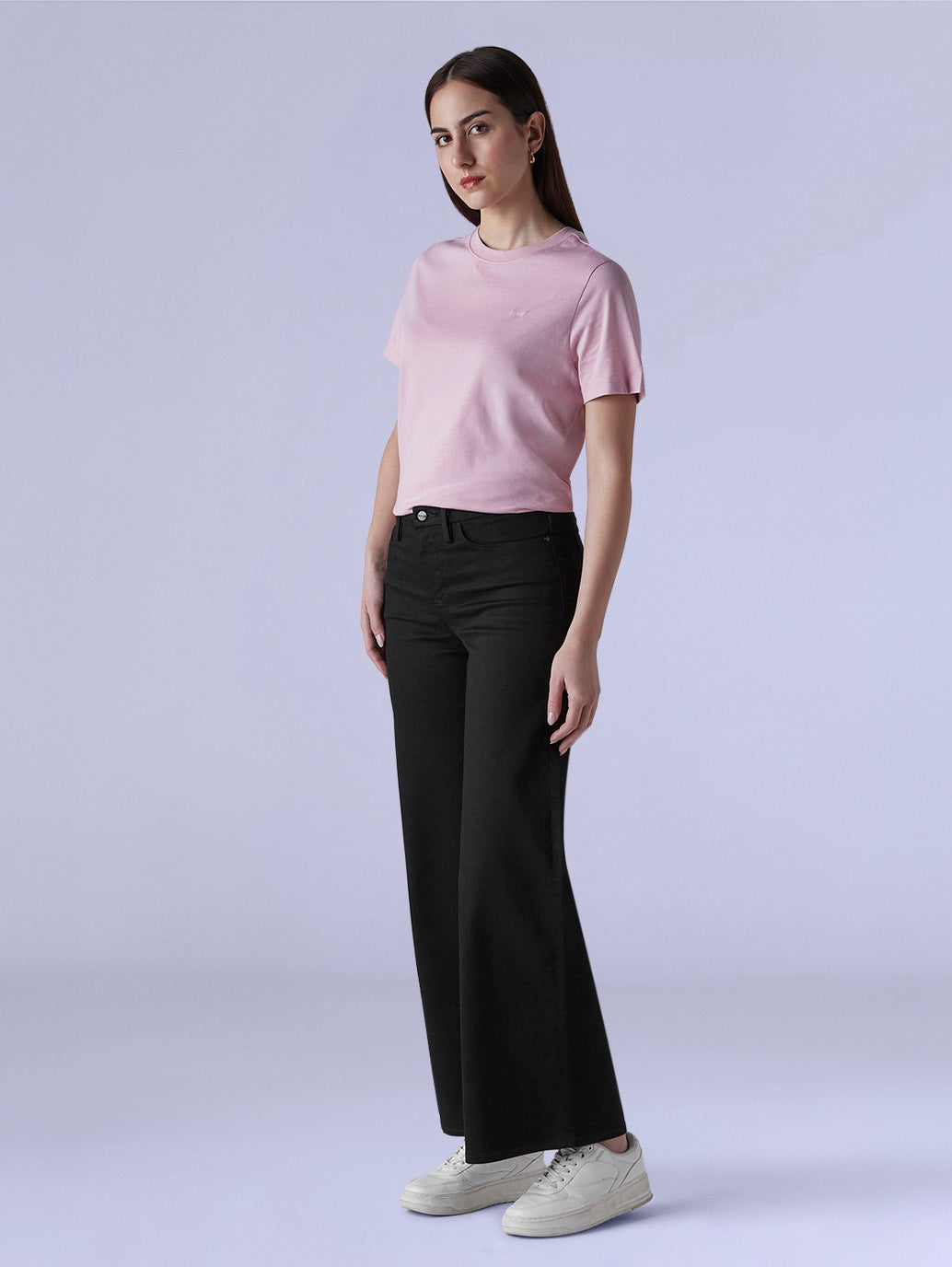 Women's 318 Black Wide Leg Fit Mid Rise Redloop Jeans - 2a39ab72-2141-4db3-a5d2-cbaab7da1d83 View