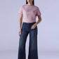 Women's 318 Dark Indigo Shaping Wide Leg Fit Mid Rise Redloop Jeans - 9ec1e8f7-46a3-48ca-893e-8ccaf8dfe16e View
