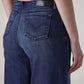 Women's 318 Dark Indigo Shaping Wide Leg Fit Mid Rise Redloop Jeans - 20 View