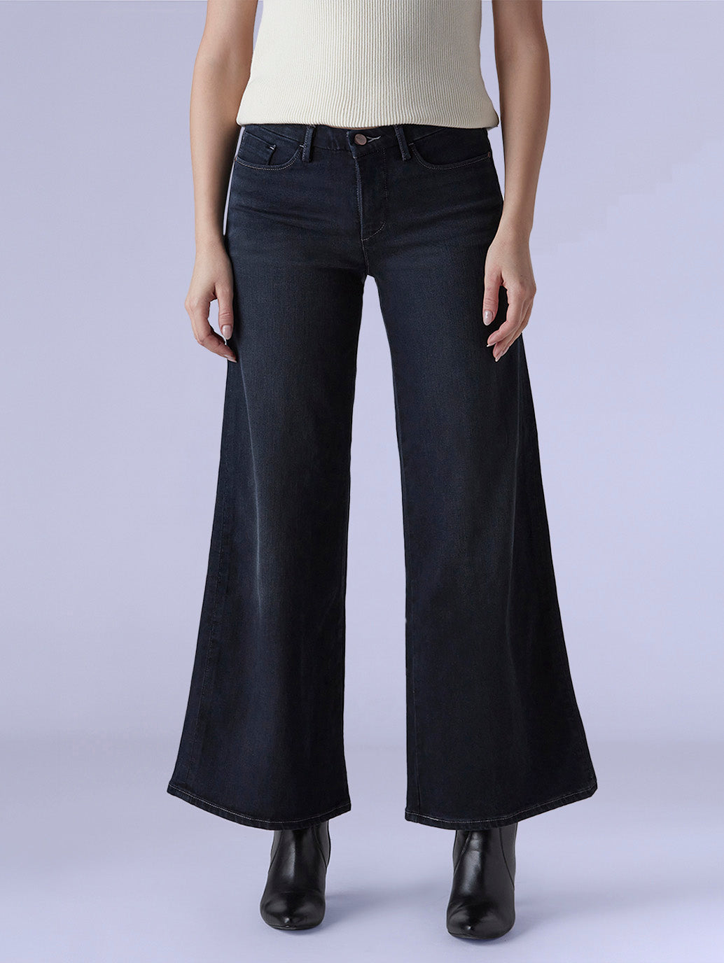 Women's 318 Shaping Wide Leg Fit Mid Rise Redloop Jeans - 8dabfe13-3339-483e-a5d5-80d655604976 View