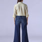 Women's 318 Shaping Wide Leg Fit Mid Rise Redloop Jeans - c6de1178-7b1a-497f-bd0d-d08990d22cca View