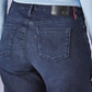 Women's 318 Dark Blue Shaping Wide Leg Fit Mid Rise Redloop Jeans - 66117393-a182-427b-9cfc-ffcc04a13b82 View