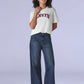 Women's 318 Blue Shaping Wide Leg Fit Mid Rise Redloop Jeans - e952aceb-0e63-47a6-b79b-f4a0491b4119 View